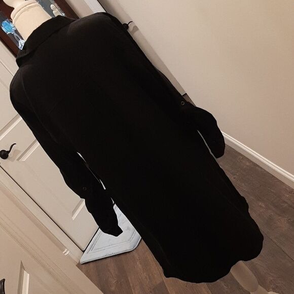 Black Shirt Dress by Time and Tru - Picture 6 of 14